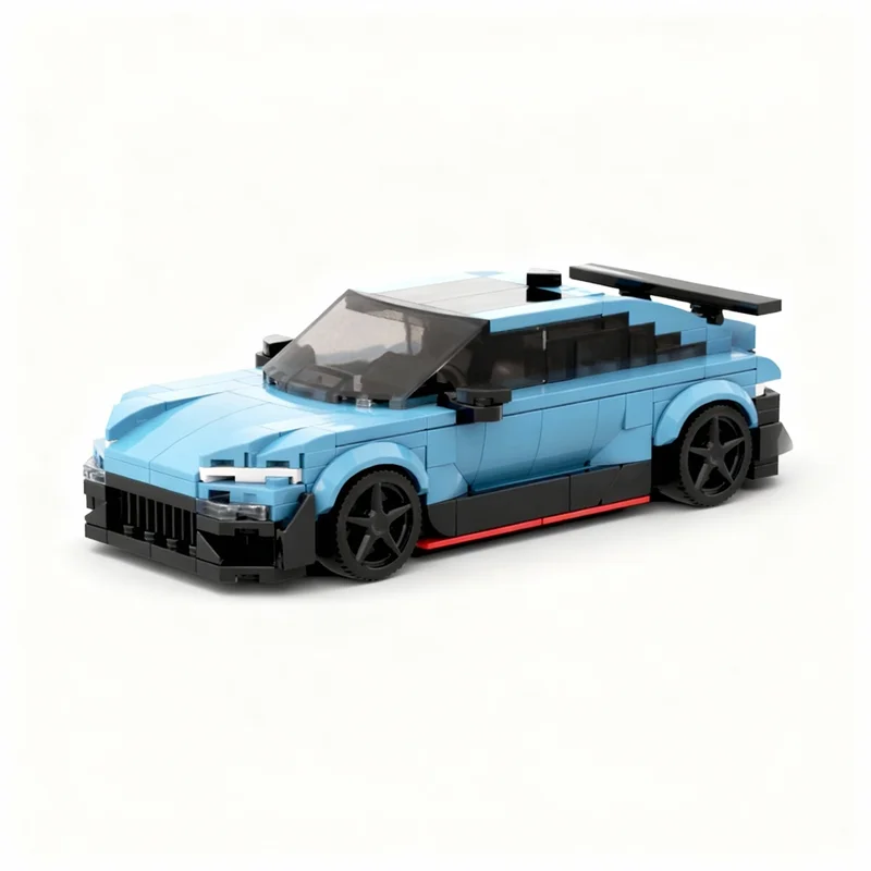 

354pcs MOC Hyundai Ioniq 6 N 8 Stud Wide City Champions Model Building Blocks Construction Toy Christmas Gifts DIY Creative Idea