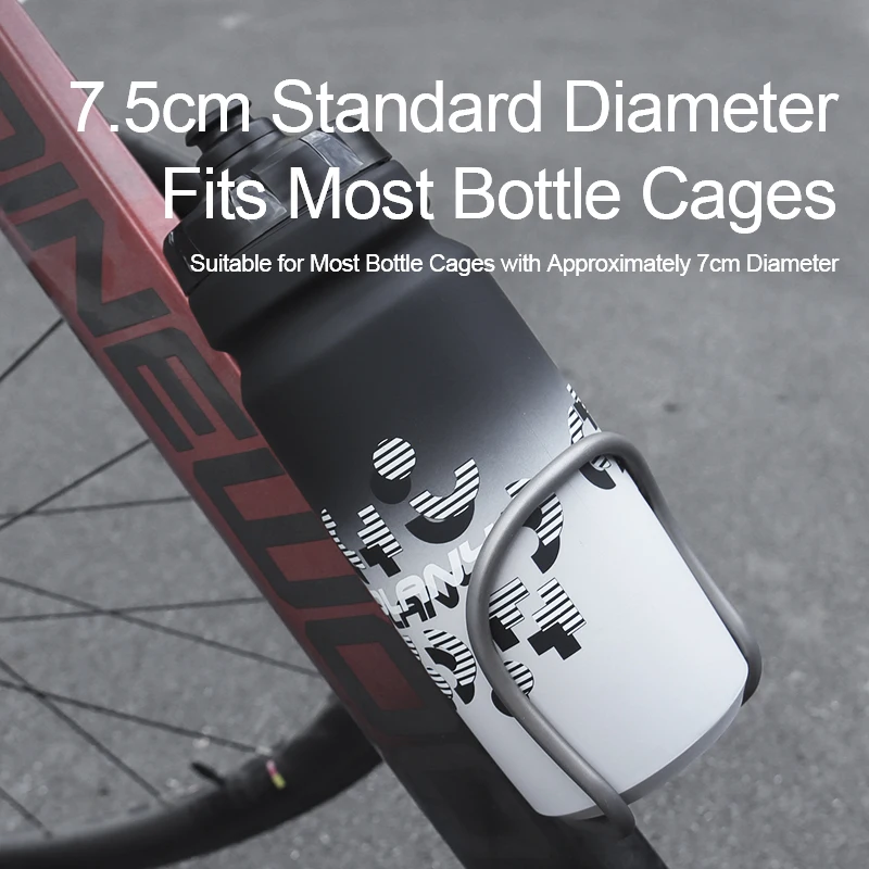 BOLANY 750ML Sports Bottle Water Bottle Bicycle Portable Kettle Gradient Color Plastic Cycling Bike Mountain Bike Supplies
