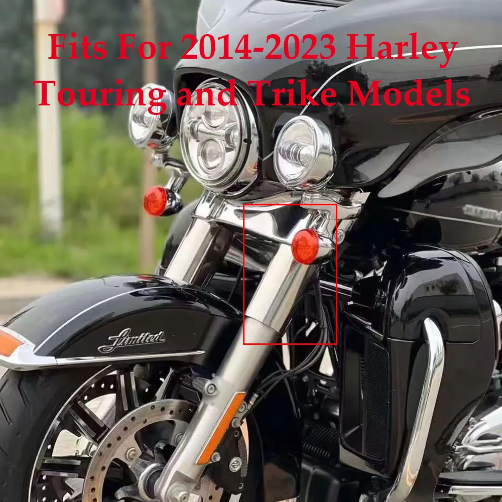 

Чехлы-слайдеры вилок для Harley Touring Electra Street Tri Glide 2014 г. (длинный стиль 2014 2015 2016 г.