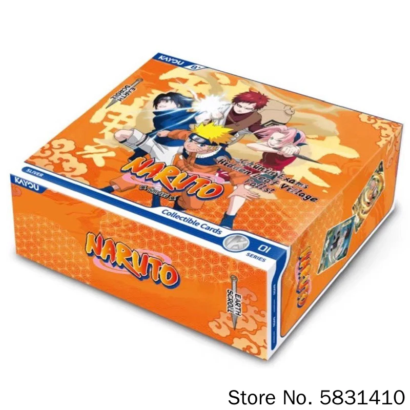 Authentic Kayou Naruto English Full Boxes T4w6 T2w9 T4w7 T4w8 Rare Cr Sp Mr Ninja Anime Trading Cards