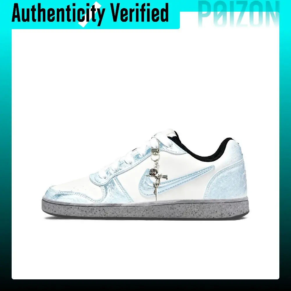 Nike EBERNON Skate Shoes Unisex Low Top Blue CK0034-100(Team2274-)