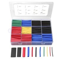 560Pcs Heat Shrink Tubing Electrical Insulation Tube Heat Shrink Wrap Cable Sleeve 5 Colors 12 Sizes