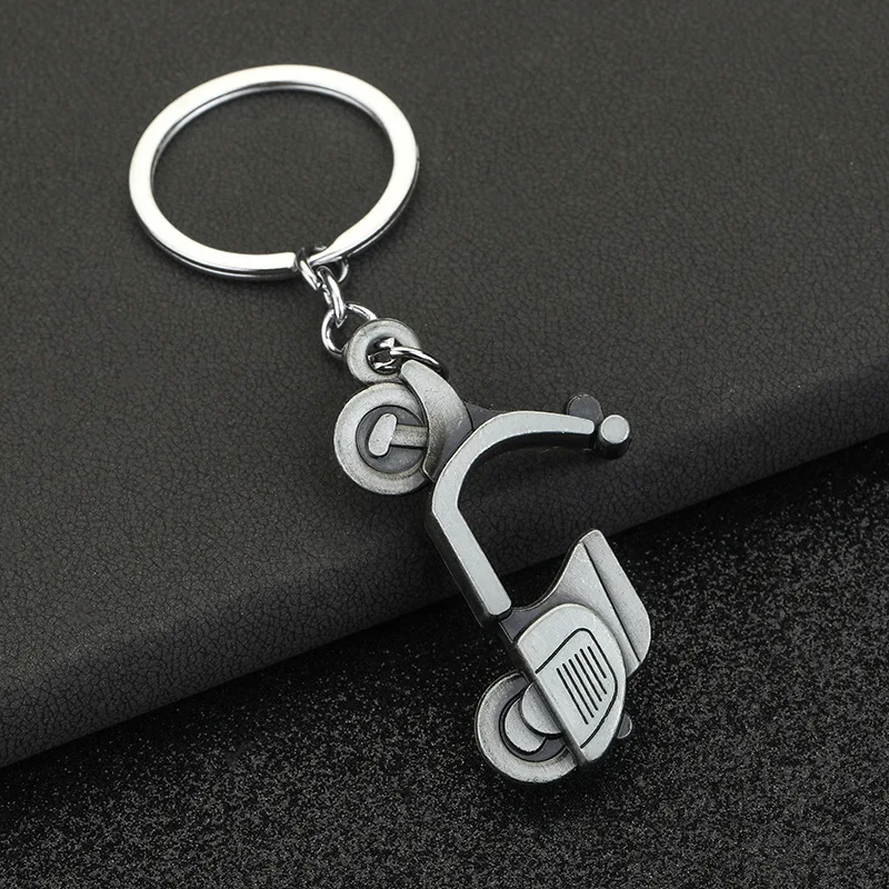 2024 Metal Electric Vehicle Keychain Creative Personalized Motorcycle Pendant Keychain Personalized Small Gift