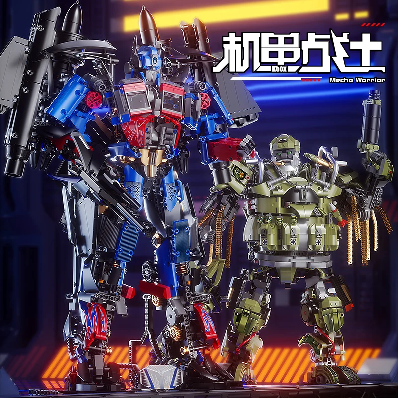 2692PCS Transformer Roboter Cybertron Optimus Prime Megatron Bausteine MOC Bau Ziegel Spielzeug