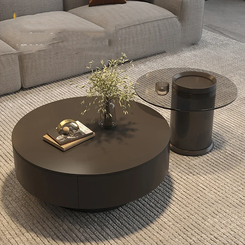 Italian Luxury Coffee Tables Minimalist Modern Nordic Unique Coffee Tables Black Design Mesas De Centro Para Sala Furniture