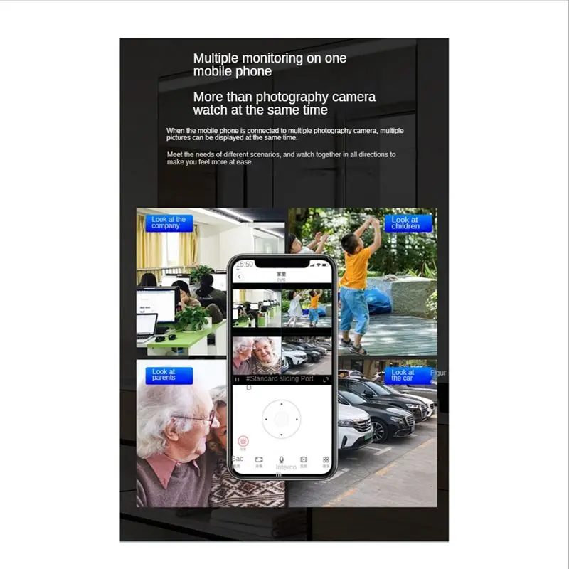 

Clinch 2-мегапиксельная Wi-Fi IP-камера, камера безопасности, домашняя умная полноцветная HD-камера, двусторонняя аудиосвязь, беспроводной Wi-Fi монитор, вилка стандарта США