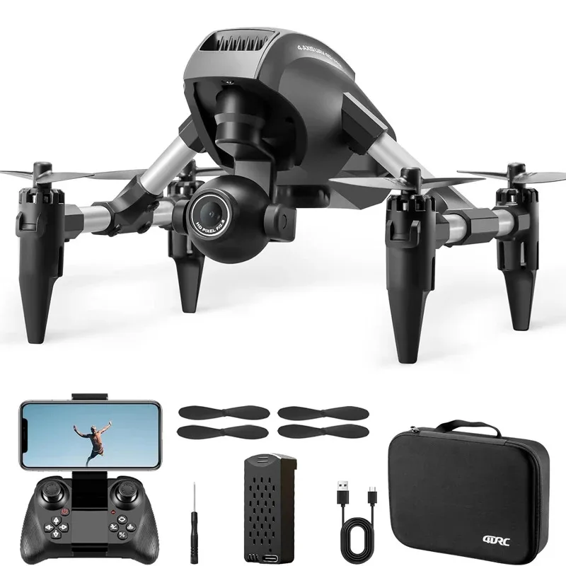 

2026Новый WIFI FPV Дрон Широкоугольный HD 4K/1080P Камера Удержание высоты Квадрокоптер RC Вертолет Дроны Игрушка в подарок для детей и взрослых