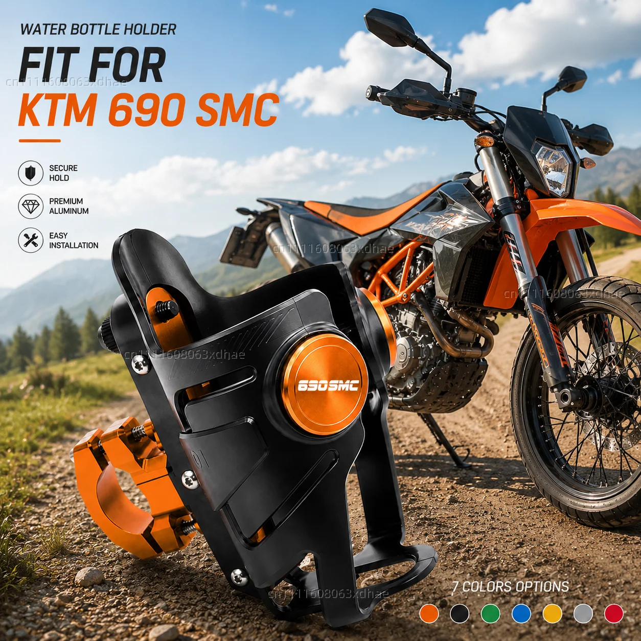 

Motorcycle Water Bottle Holder For KTM 690 SMC R 690 ENDURO R 2019-2026 Coffee Beverage Tea Cup Support Modification Accessories