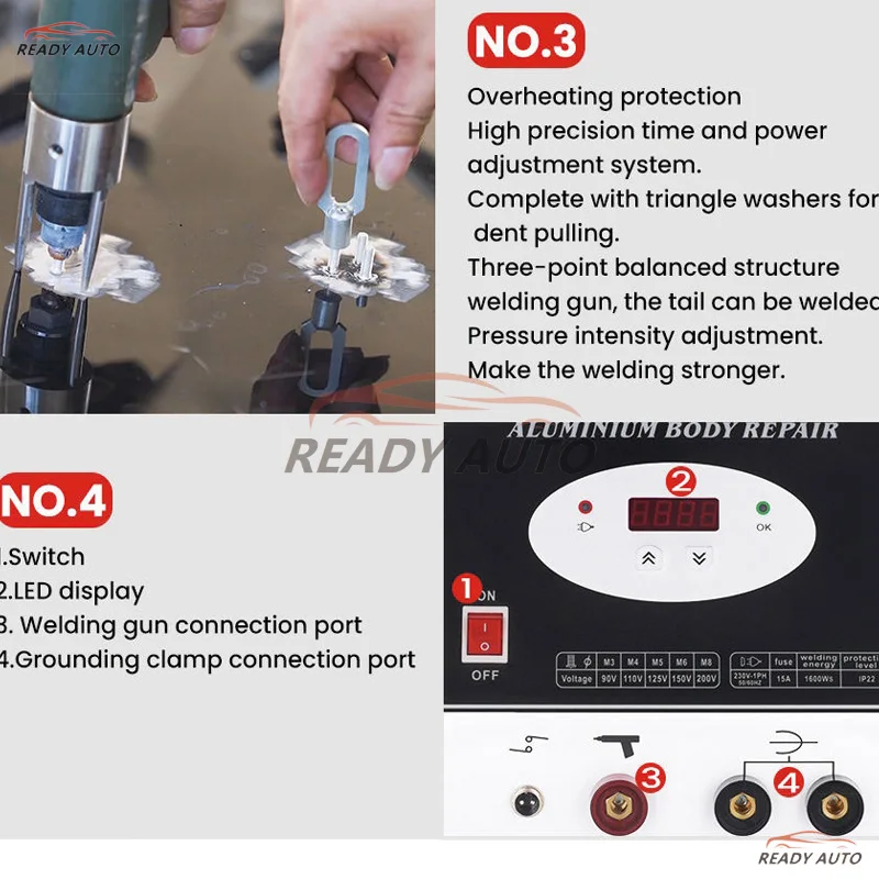 Car Repair Spotter Auto Body Systems Pdr Tool Aluminum Dent Puller Machine Car Pdr Dent Tool New Spot Welder Dent Puller