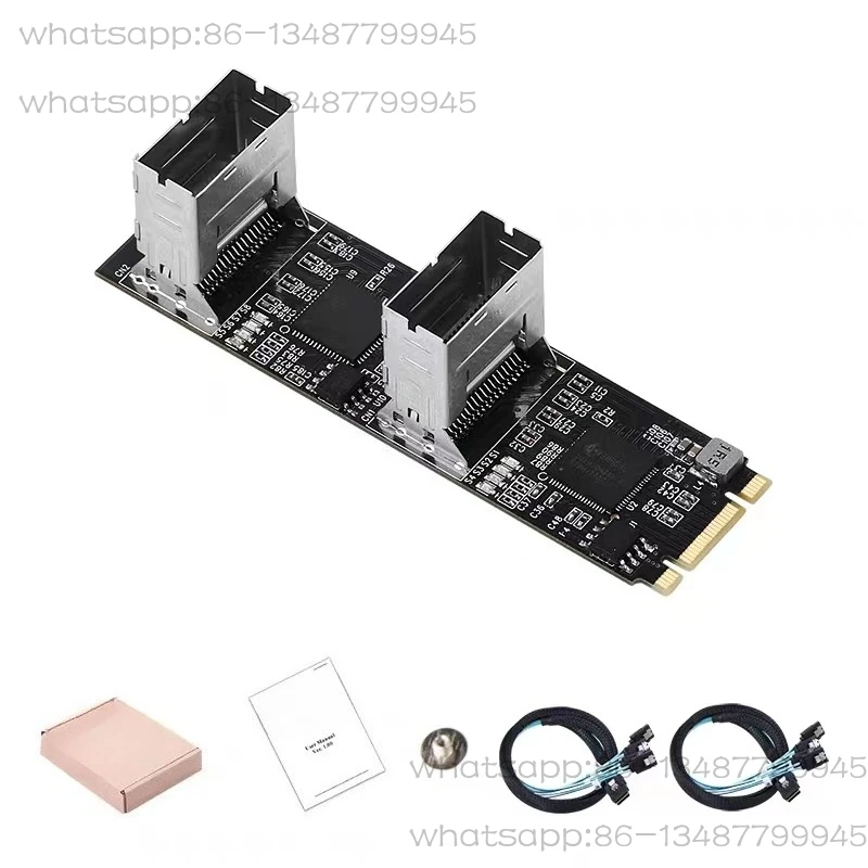 

M.2 To SATA3.0 Expansion Card 8 Ports SATA3.0 To NVME Adapter Card Unraid/PVE/Truenas