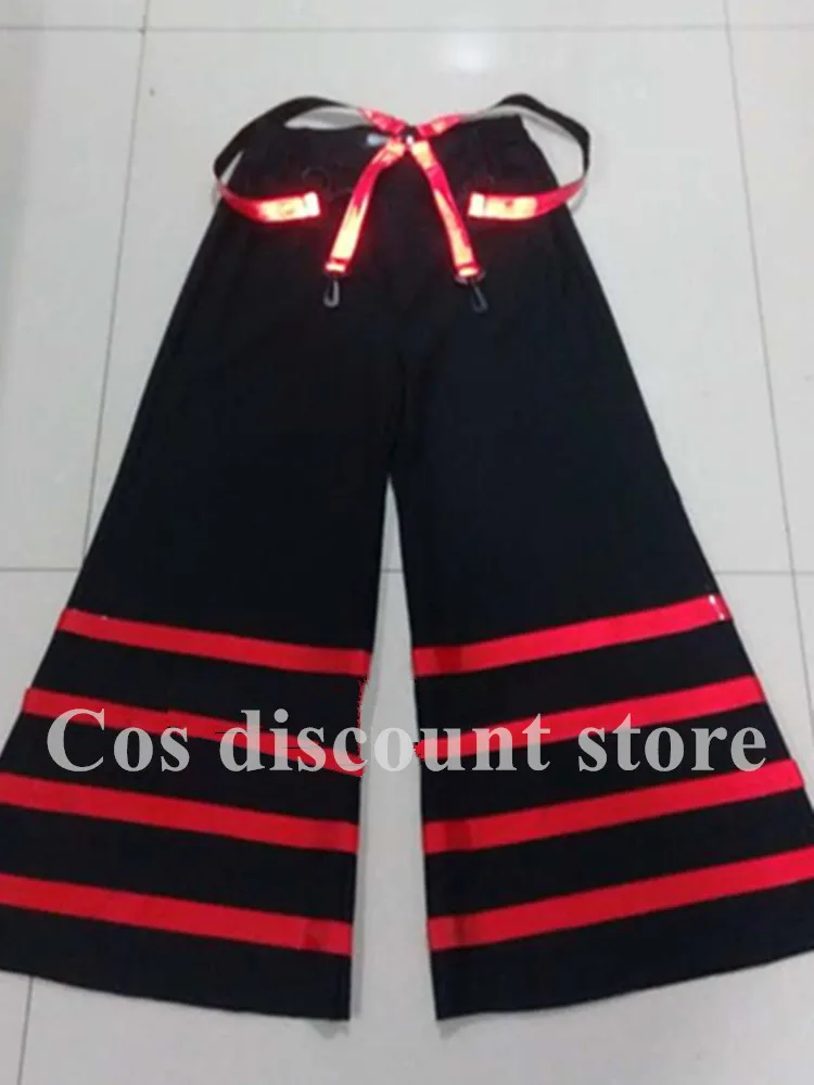 Night Vision Cool Shuffle Ghost Dance Pants Luminous Pants Bell-bottoms Four Reflective Strips Pants Dancing Trousers Fashion