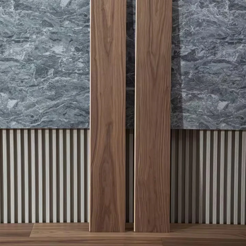 نسخة مخصصة من أرضية خشبية صلبة من خشب الجوز المتين الراقية وأرضية خشبية صلبة طبيعية لغرفة النوم الداخلية وأرضية خشبية هندسية