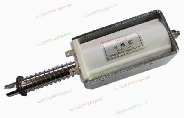 

Push-pull electromagnet, strong impact long stroke push rod 12/24/220 V opening and closing coil automatic reset 2