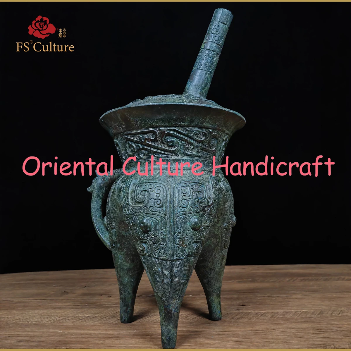 Chinese Shang Dynasty Bronze Incense Burner Antique Decoration Bronze Nv Hao Xuan Can Collect Fine Handicrafts (Museum1:1)