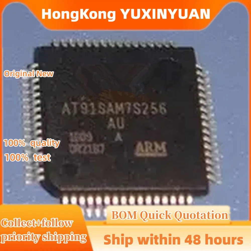 1PCS/LOT New  AT91SAM7S256-AU LQFP64 AT91SAM7S512-AU CHIPS IN STOCK