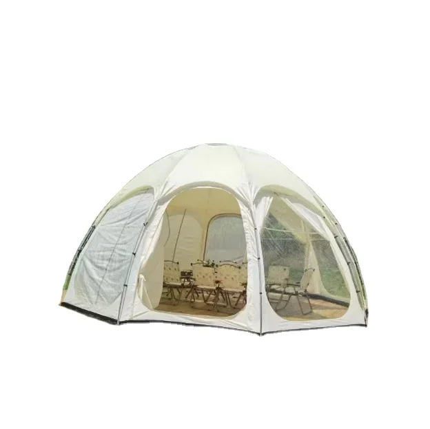 High Altitude Mountain Strong Windproof Outdoor Portable Outdoor Portable Waterproof Ball Tent Luxury Geodesic Dome Tent