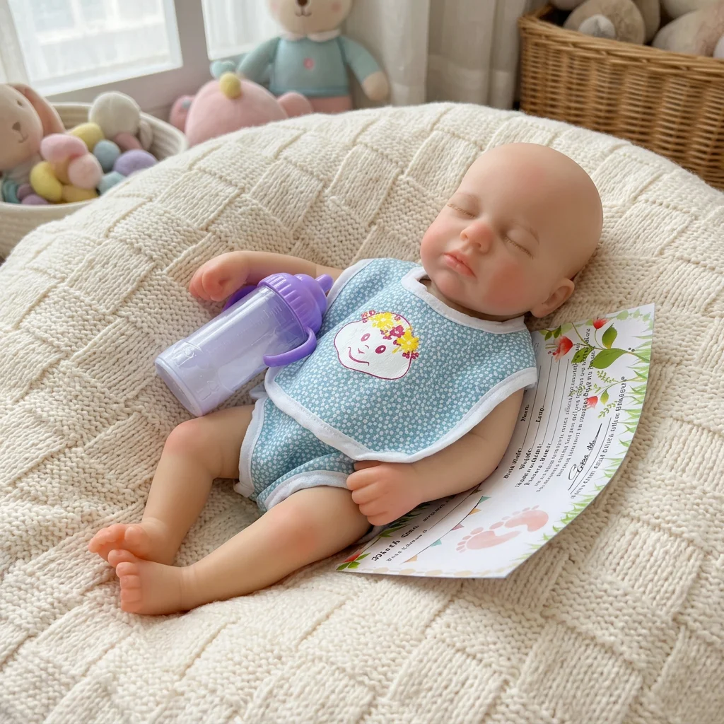 13インチの全身シリコン製リボーンベビー人形「ルルー」。目を - Reborn Baby Doll Silicone Realistic のレビューと価格