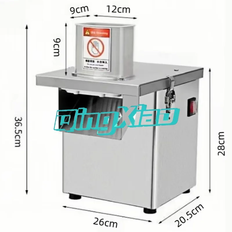 Full Automatic Commercial Vegetable Cutter Multifunctional Canteen Use Small Slicing Shredding Dicing Machine Stainless