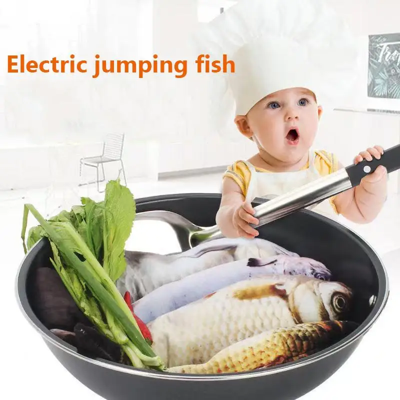 Children's Baby Electric Fish Toy Can Sing And Jump Simulation Plush Electric Fish Toy For Sleeping Baby Puzzle Early Education