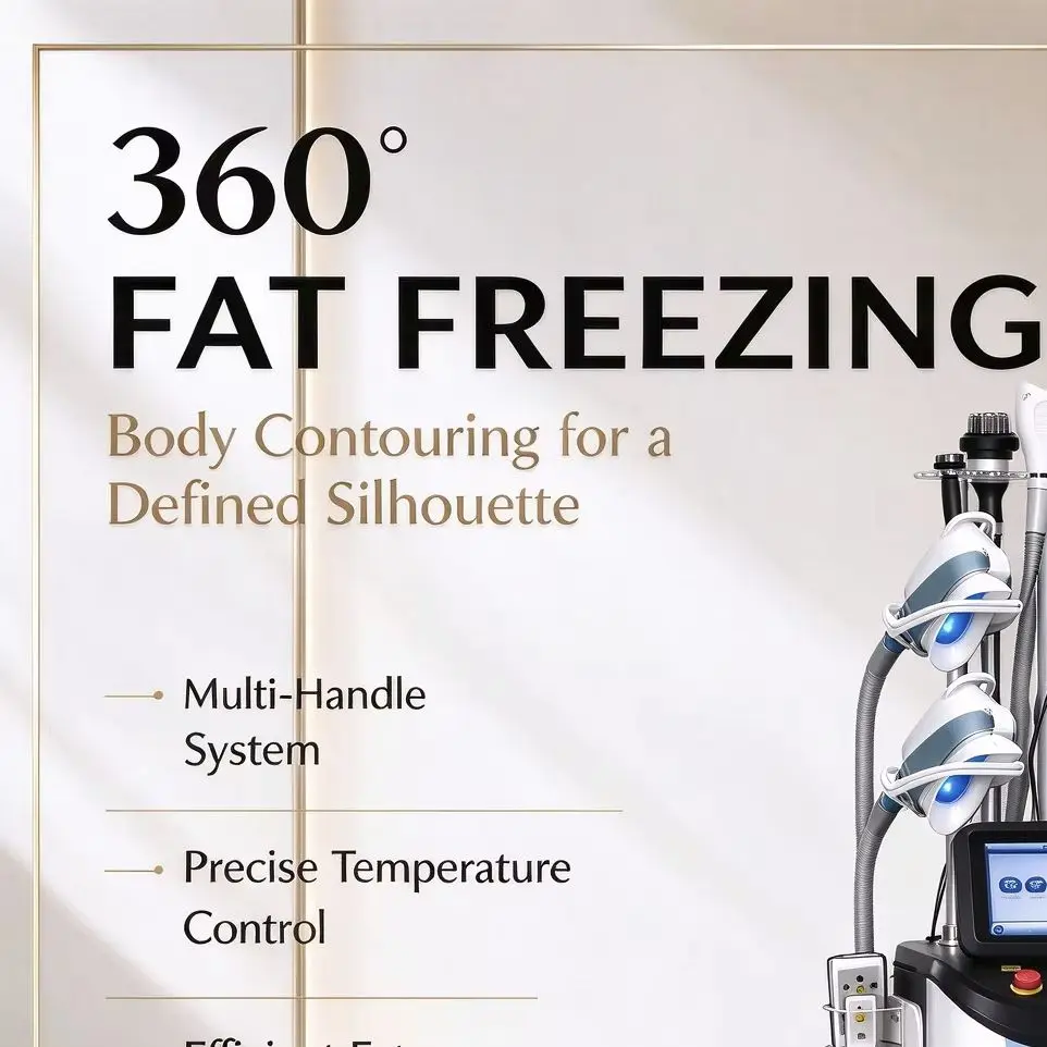360° Surround Cooling Slimming Machine MYOslim Skin Tightening Lymphatic Drainage Fat Reduction Body Shaping Salon Spa Equipment
