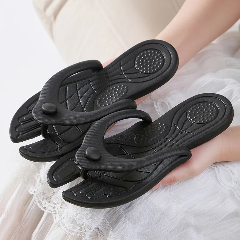 Unisex EVA Soft Foldable Slippers for Women Men Portable Travel Indoor Bathroom Flip-flops Quick Dry Non Slip Flat Home Slides