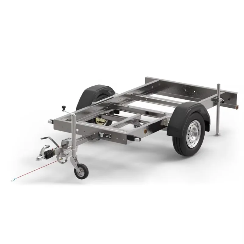 Hot Dipped Galvanized Flatbed Trailer Generator Trailer for Sale