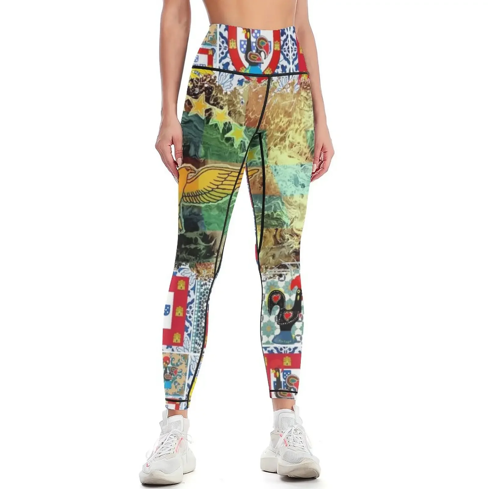 Azores, Portugal Leggings deportivos para tenis, pantalones deportivos para gimnasio, pantalones deportivos para mujer, Leggings para mujer