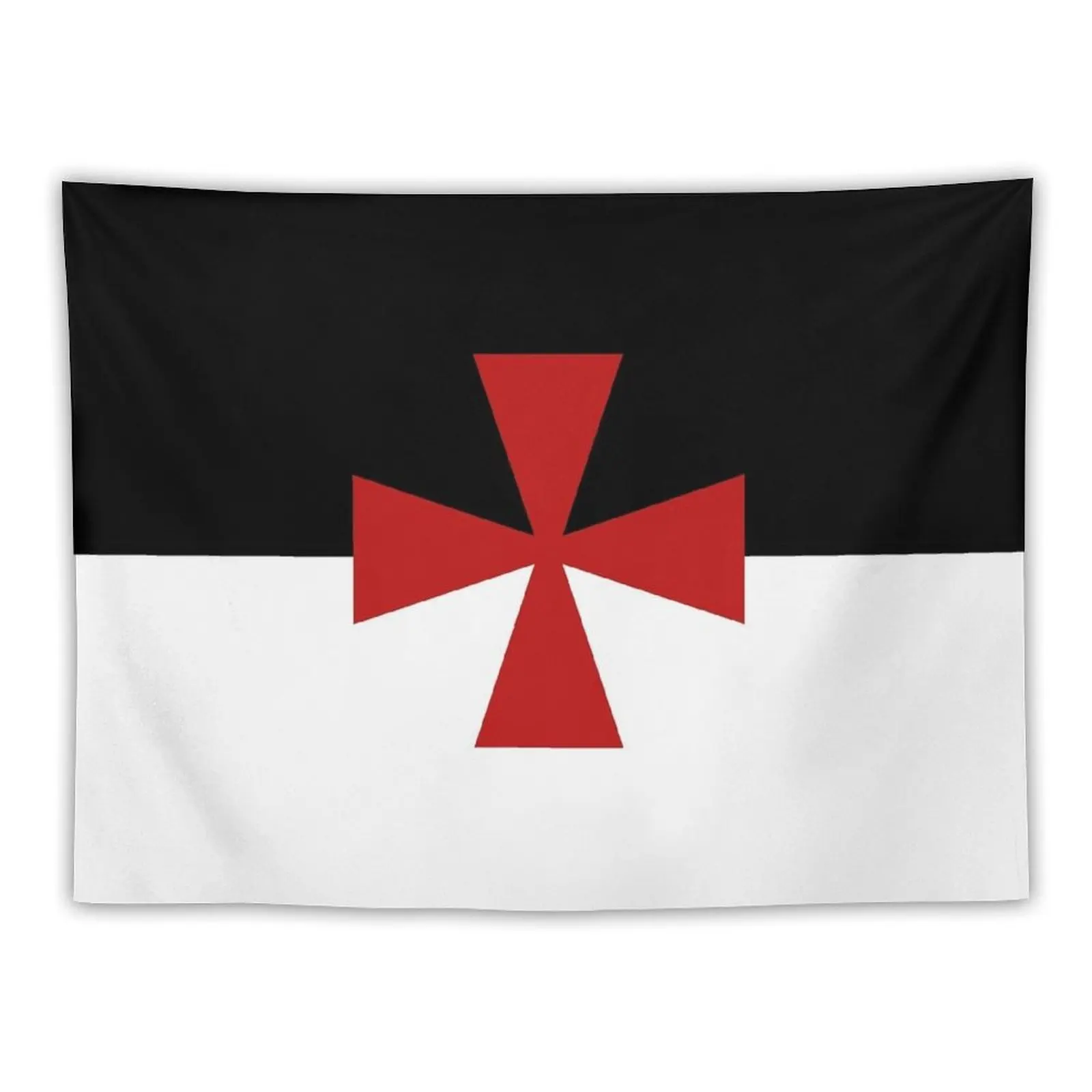 

Knights Templar Battle Banner Tapestry Room Decor Bathroom Decor Wall Decorations Tapestry