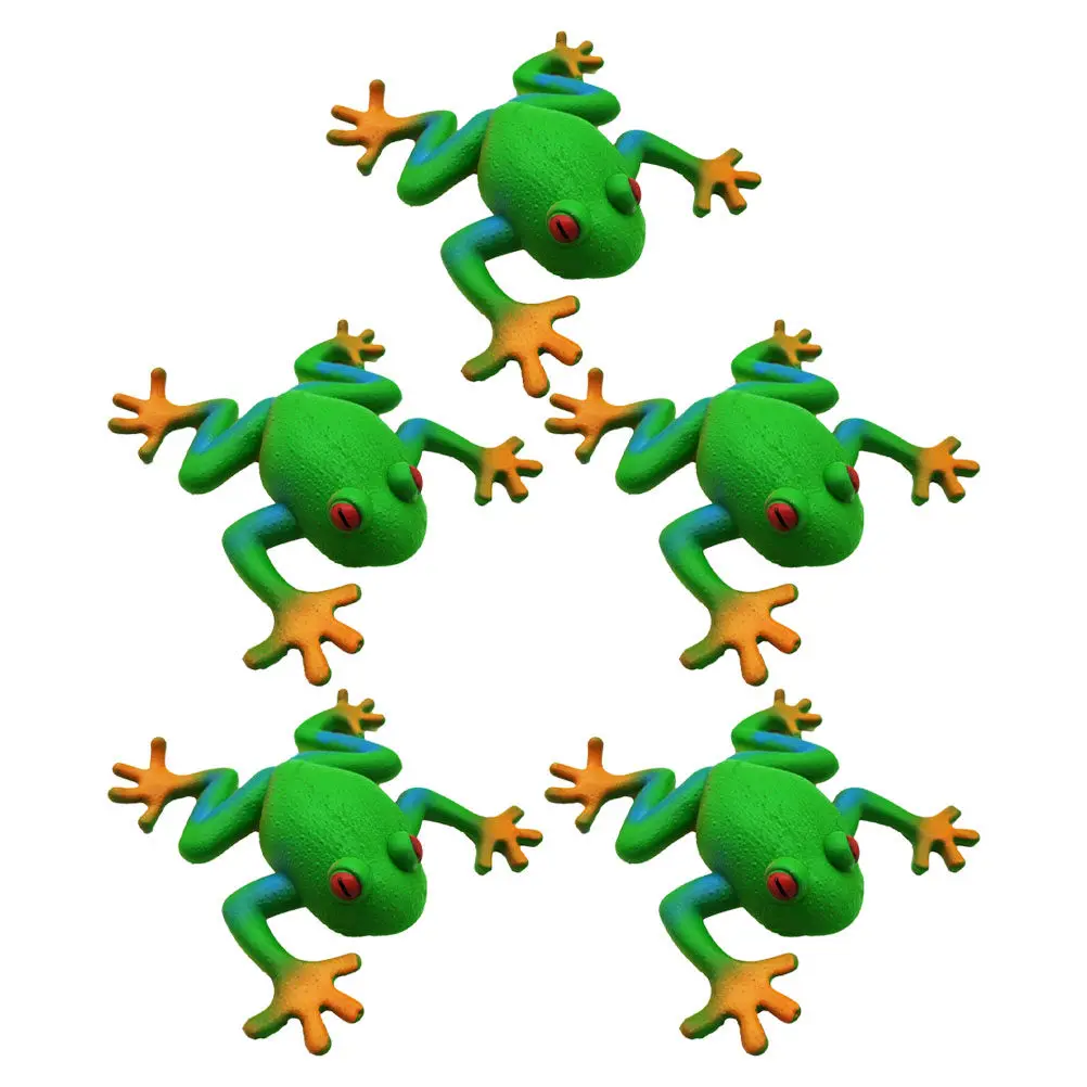 5pcs-soft-rubber-frog-stress-balls-cartoon-animal-squeeze-for-classroom-party-fidget-stress-relief-fun-gifts-for-teens-adults