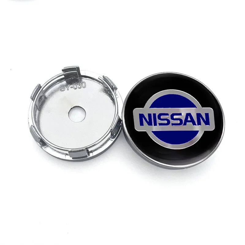 4pc Car Wheel Center Hub Cap Rim Cover Emblem Sticker For Nissan Qashqai X J10 J11 Trail Tiida Teana Skyline Juke X-trail Almera