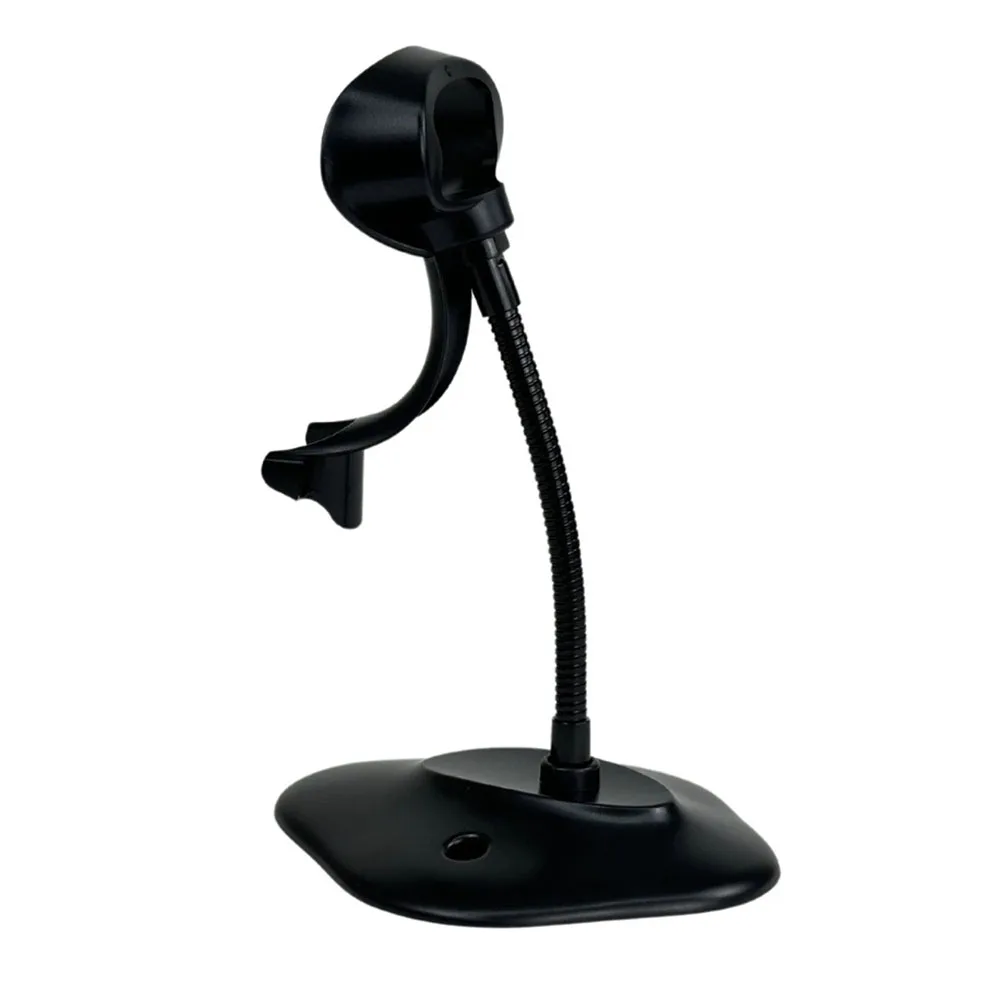 Flexible Metal Gooseneck Scanner Stand For Zebra LS2208 DS2208 DS4308 DS4608 Black Holder 20-61019-04R Hands Free Barcode Base