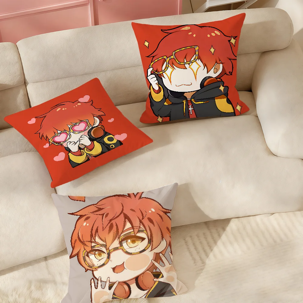Hot Game M-Mystic Messenger 707 Pillow Case Suitable For Bedrooms Living Rooms Cars Home Decoration