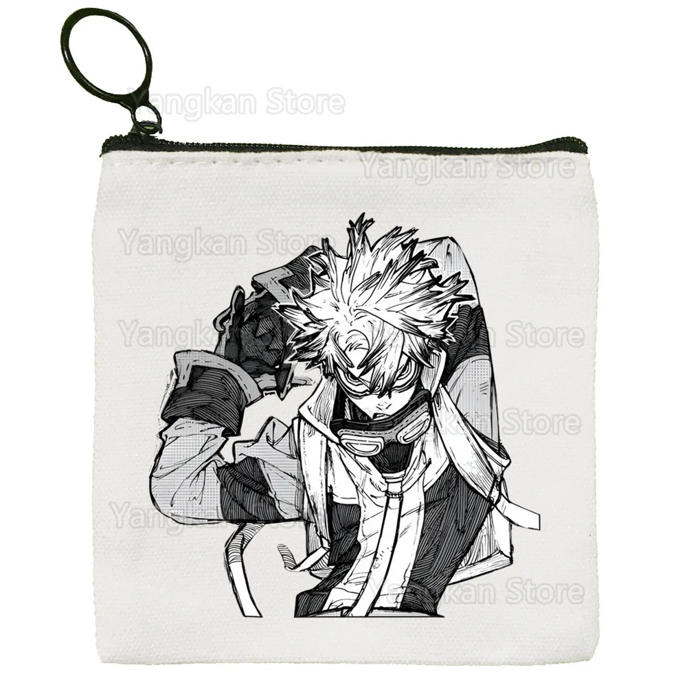 

Gachiakuta Tome аниме холст портмоне холст сумка квадратный ключ для хранения карт мультфильм сумка для монет