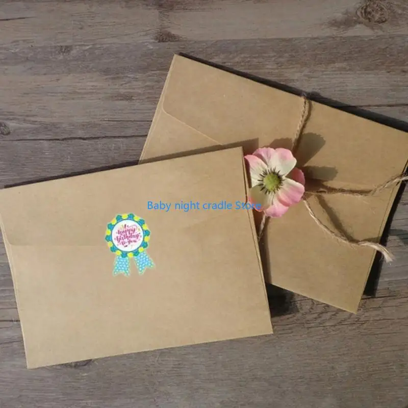 J2FF Set von 16 Blättern bunte Geburtstagsfeier -Aufkleber für Kinder Selbstkleber