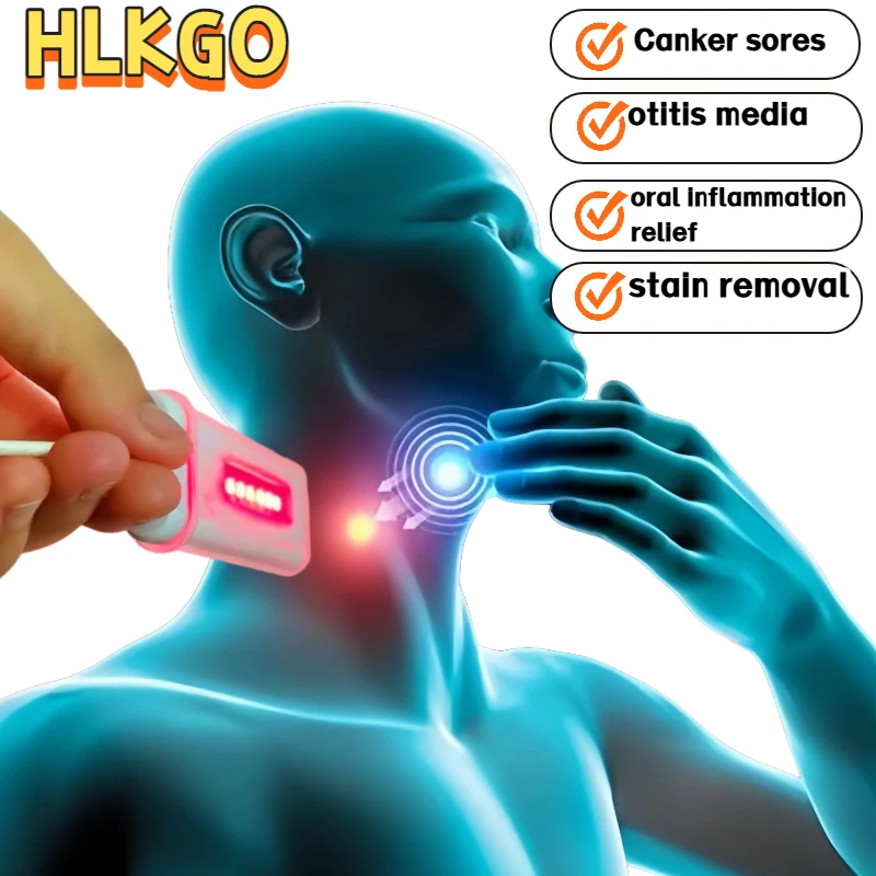 Customizable Portable Gum Sensitivity Device Red Light Therapy for Inflammation Relief & Oral
