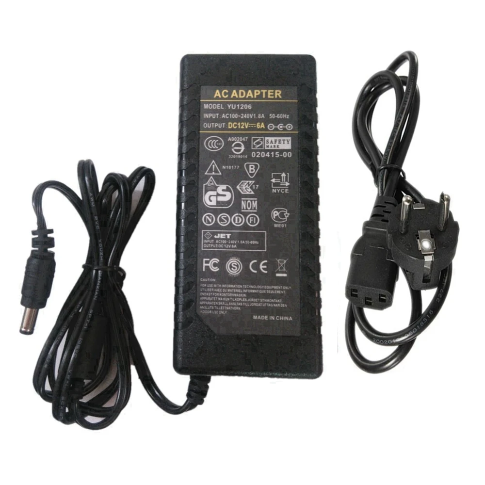 12V6A AC DC Adapter For 12V 5.417A DPS-60PB A For ASUSTOR AS3202T AS4002T NAS For QNAP TS-253A TS-253A-8GXN3002T DPS-65VB LPS