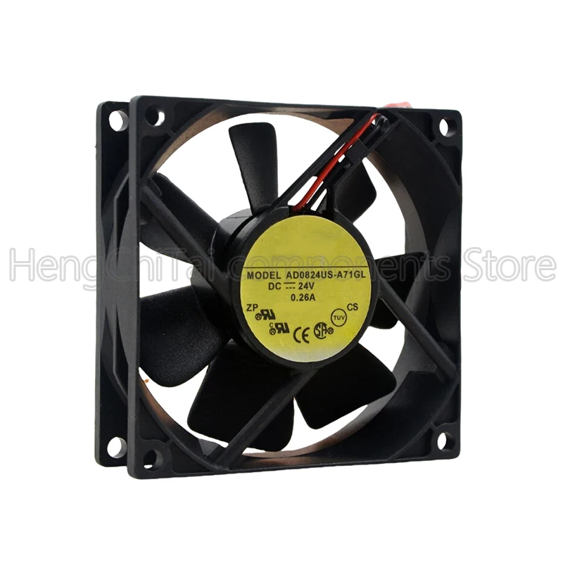 Original 100% Working AD0824US-A71GL 24V 0.26A cooling fan