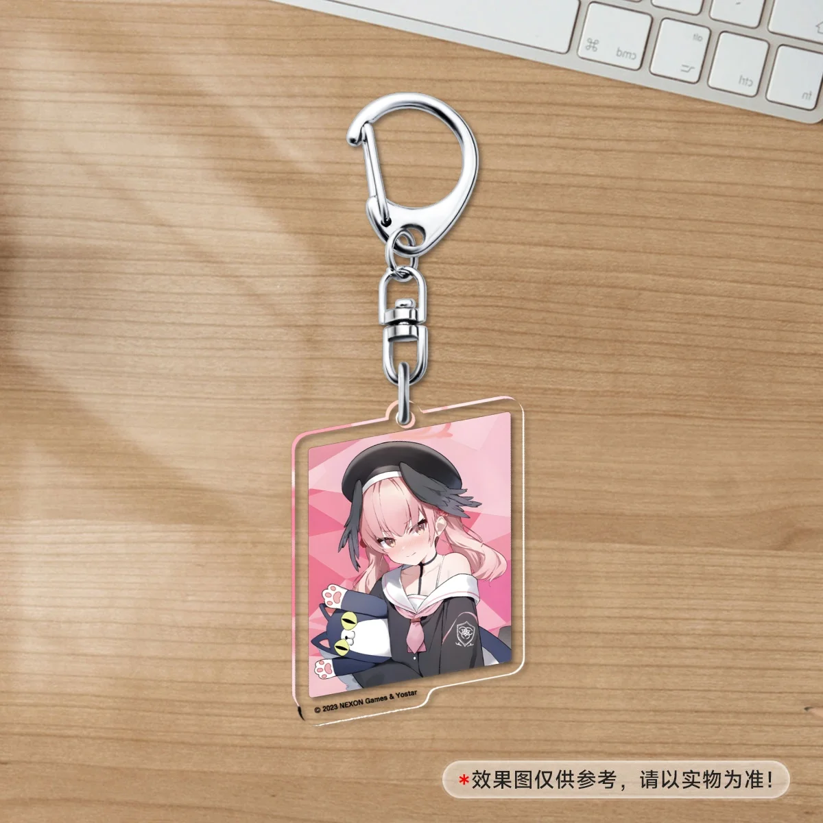 6CM Blue Archive Anime Cute Figures KeyChain for Men Kuromi Serika Izayoi Nonomi Pendant Key Ring Acrylic Car Key Chain Keyring