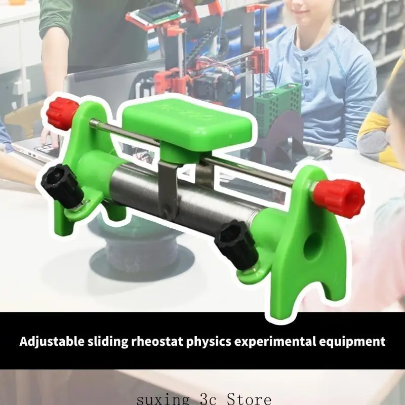 Sliding Electric Resistance 2A 20Ω Adjustable Sliding Rheostat For Circuit Testing And Physics Teaching Demonstration