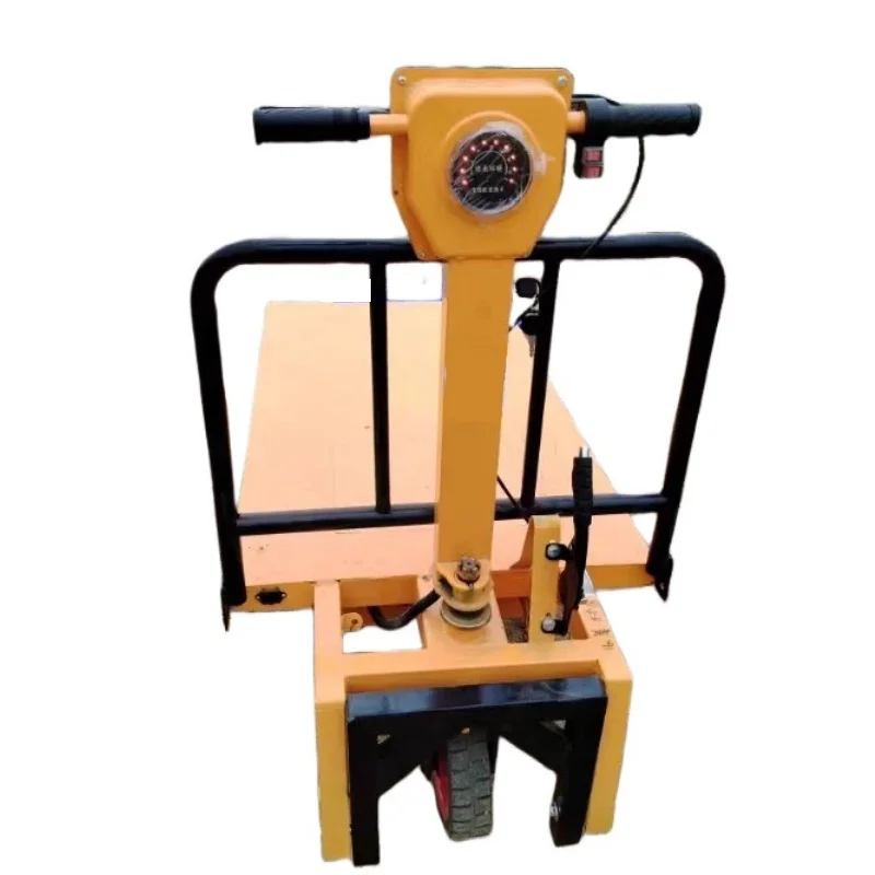 

【Best-selling】Compact Electric Ride-On Pallet Truck 1000kg Load Capacity Hill-Climbing For Building Groceries OEM Portable Steel