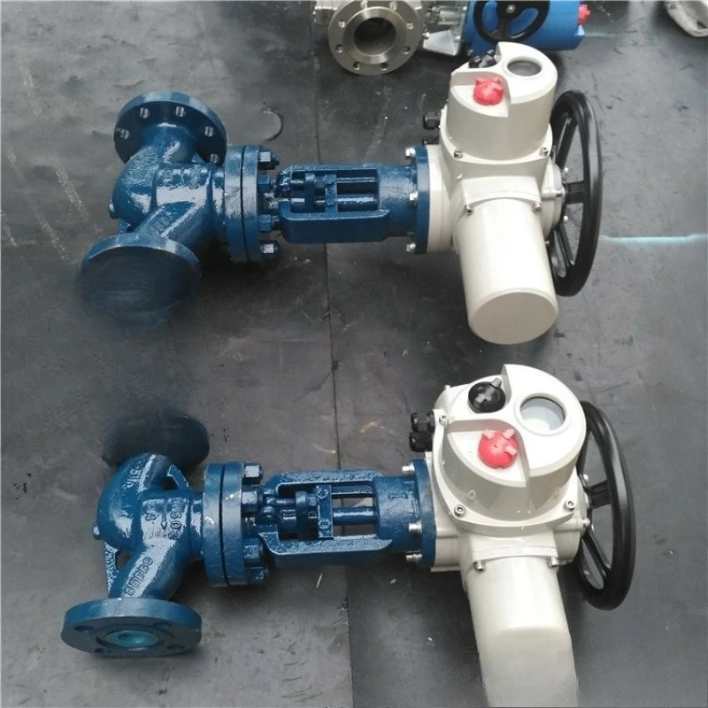 

J941Y-100I DN20 электрический фланцевый шаровой клапан из хромомолибденовой стали, устойчивость к высоким температурам и высоким напряжением AC380