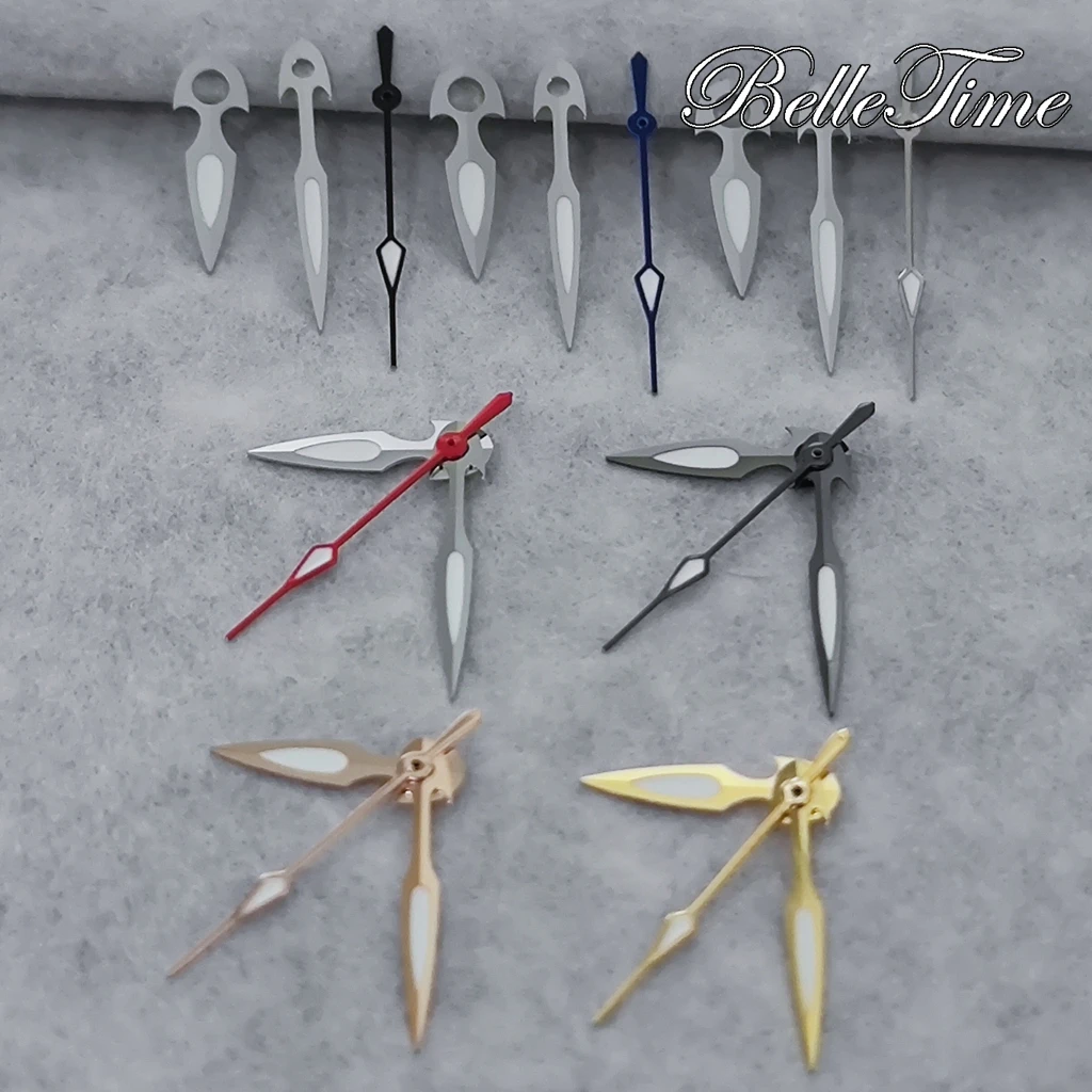 Green Luminous High Quality NH35 Watch Hands Watches Pointers For NH34 NH35 NH36 4R 7S Movement Replacements Parts Accessories