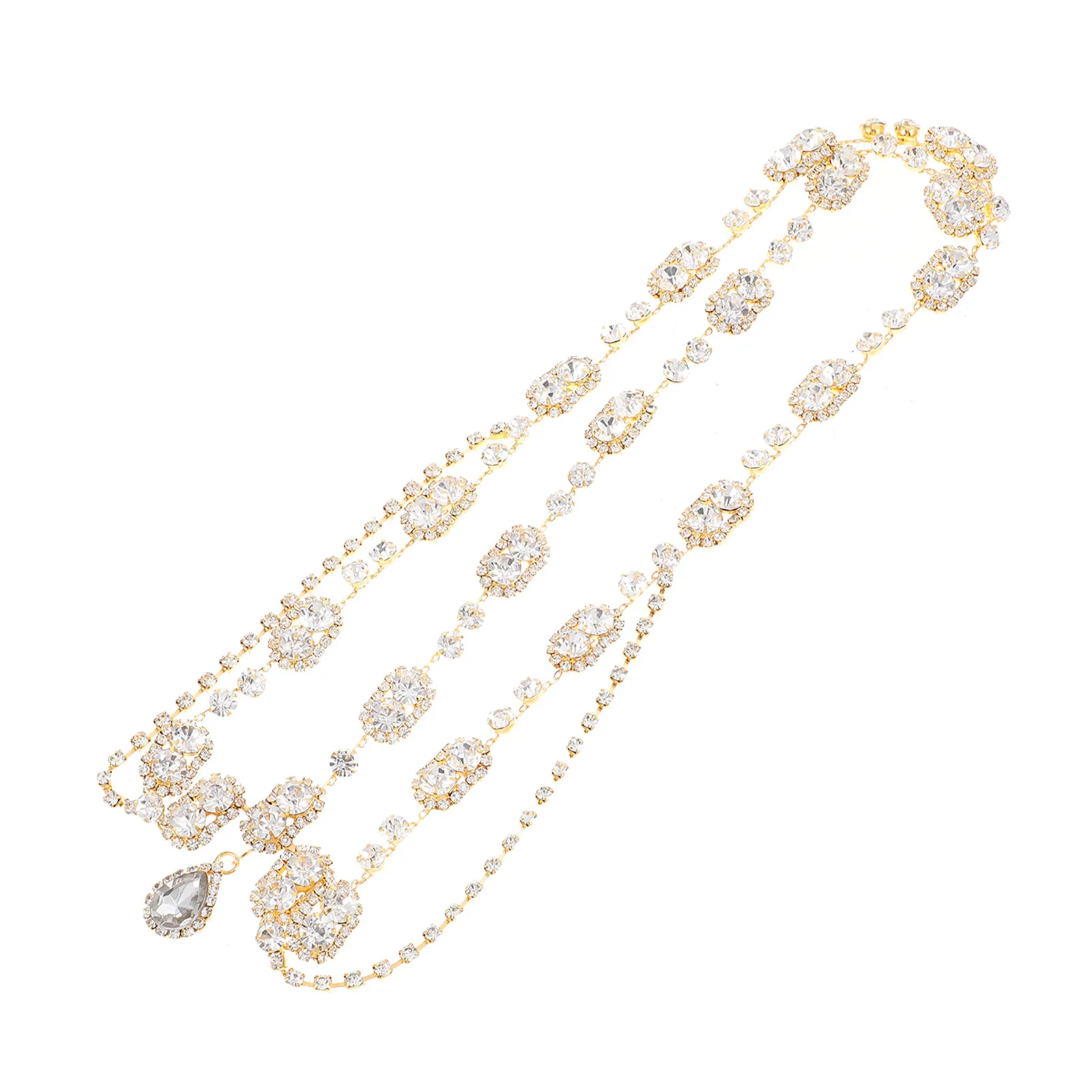 

Rhinestone Hair Chain Delicate Forehead Chain Elegant Wedding Bride Headwear Chic Fashion Hair Decor Shiny Bride Headdress