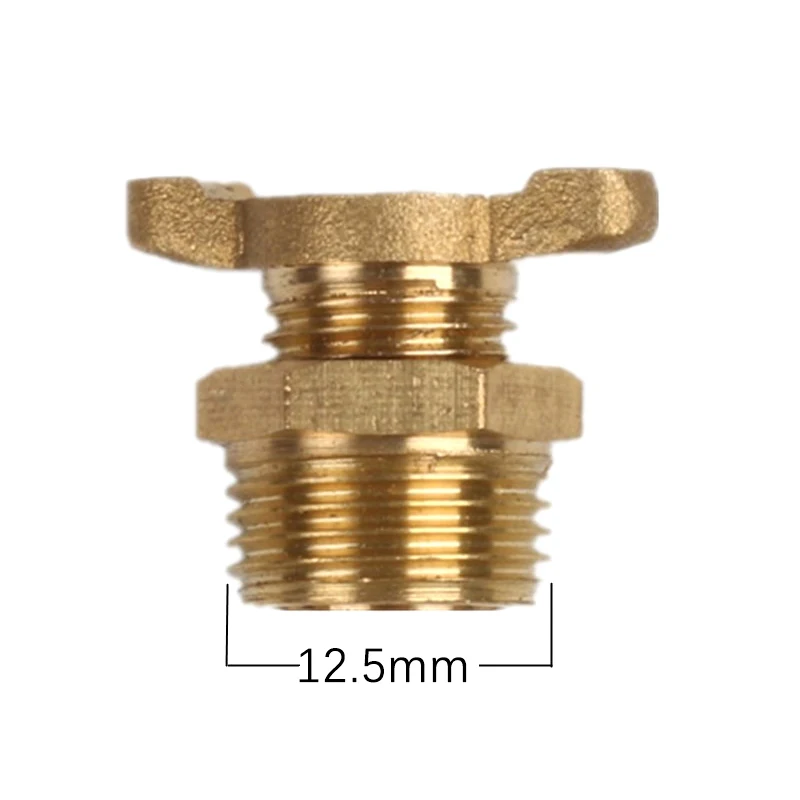 1PC 1/4 3/8 1/2 Brass Drain Valve Air Compressor Drain Valve For Air Compressor Tank Replacement Part