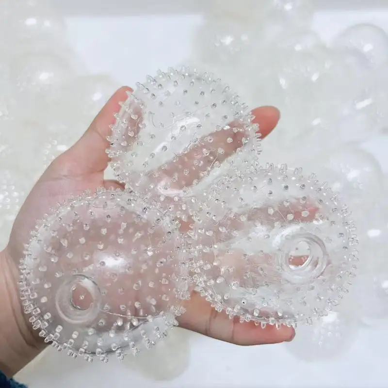 Leere durchsichtige TPU-Quetschballhüllen mit Verschluss, durchsichtige weiche Quetsch-Sensorik-Fidget-Spielzeuge, DIY-Füllung, Stressabbau- und Entspannungsspielzeuge – Detail 2