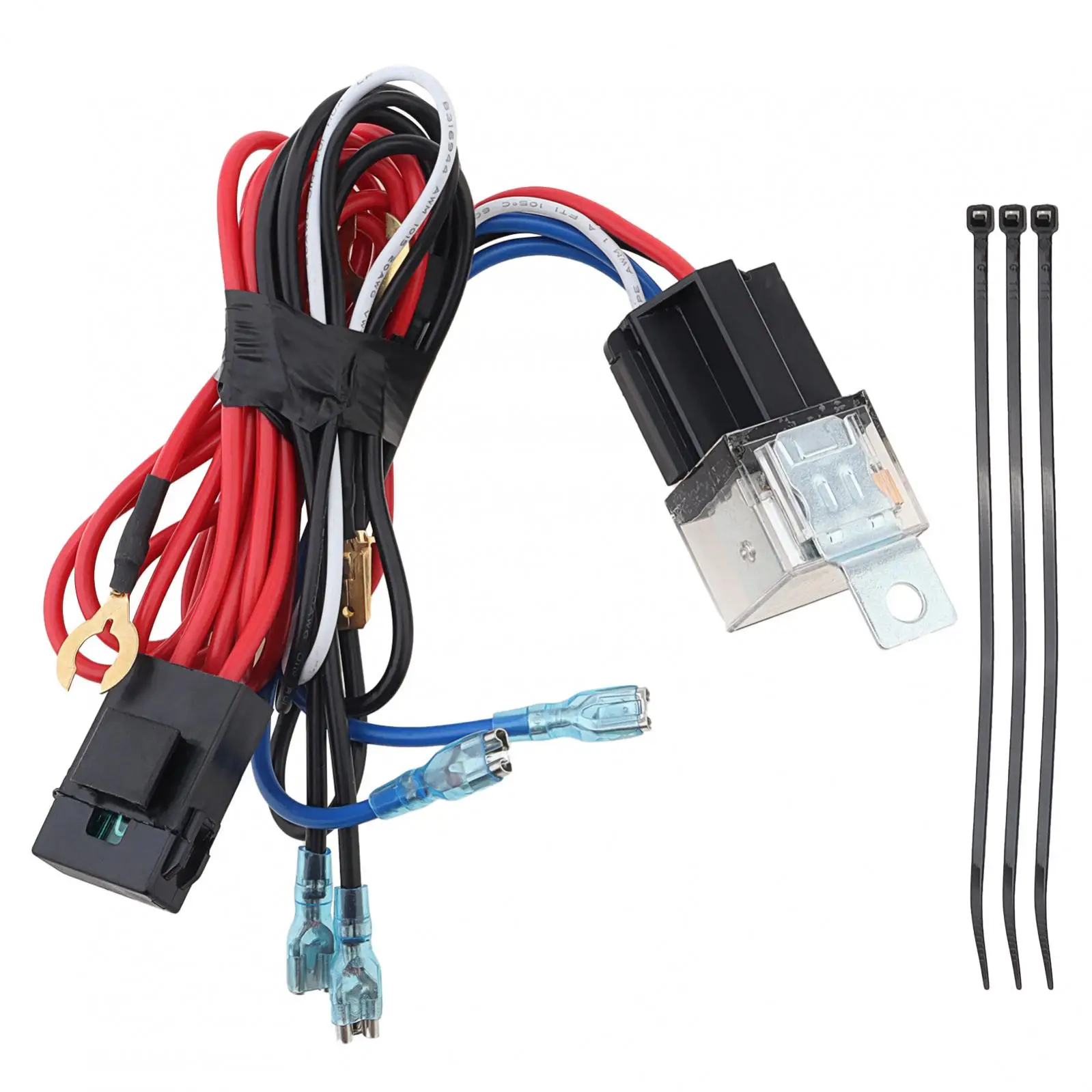 12V 30A Car Speaker Connecter Wiring Harness Relay Kit for 12V Modification Blast Tone Horns with Bands