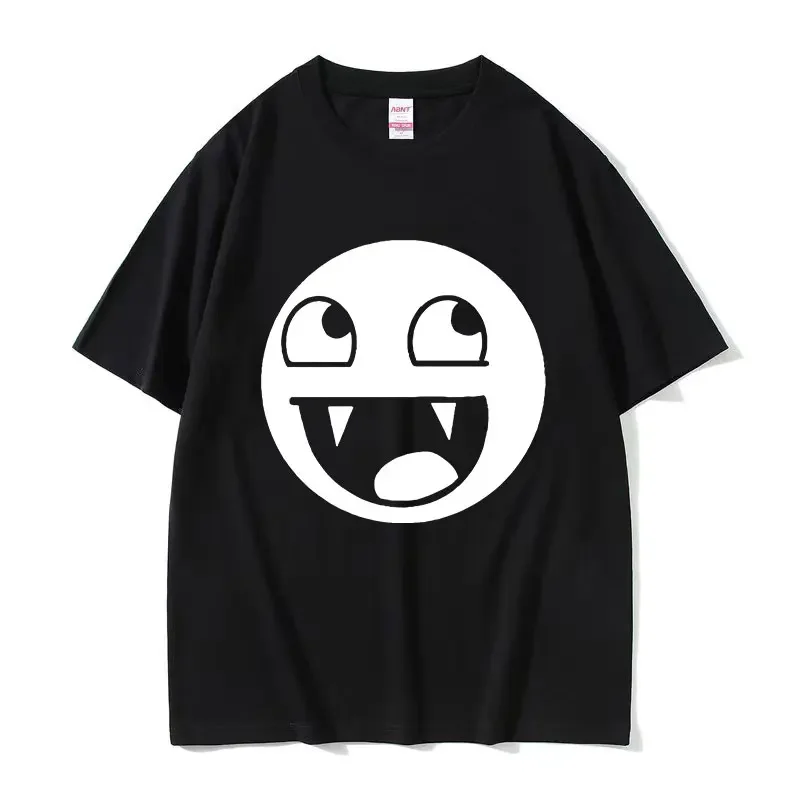 Epic Face Domo Kun Funny Meme T Shirts Men Women Summer O-Neck Fashion High Quality T-Shirt Casual 100% Cotton Oversized Tshirt