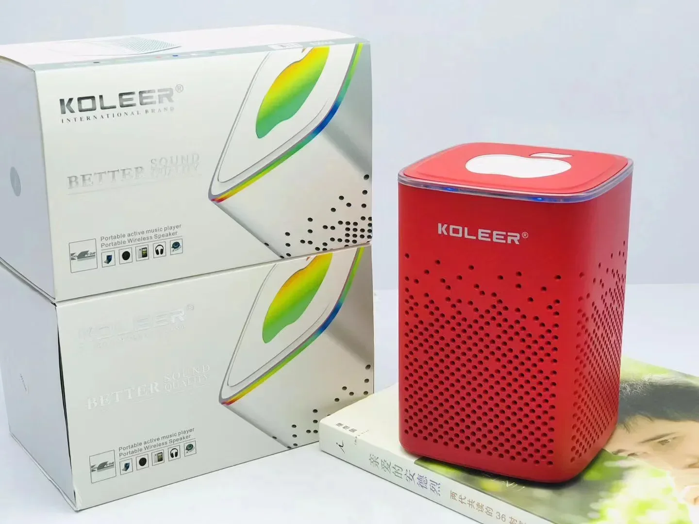 KOLEER S818 Portable Blue Tooth Wireless Speaker Support USB TF CARD FM RADIO Blue Tooth Speaker