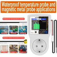 Tuya Wi-Fi Smart Thermostat Socket Outlet Plug Remote Temperature Controller Timer Switch Heating Cooling 3M NTC Sensor 16A - Image 5