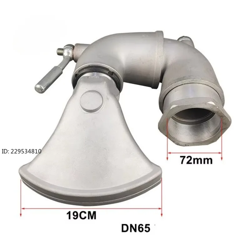 Sprinkler front nozzle universal base DC nozzle rotary adjustment spray shower duck bill water wheel accessories